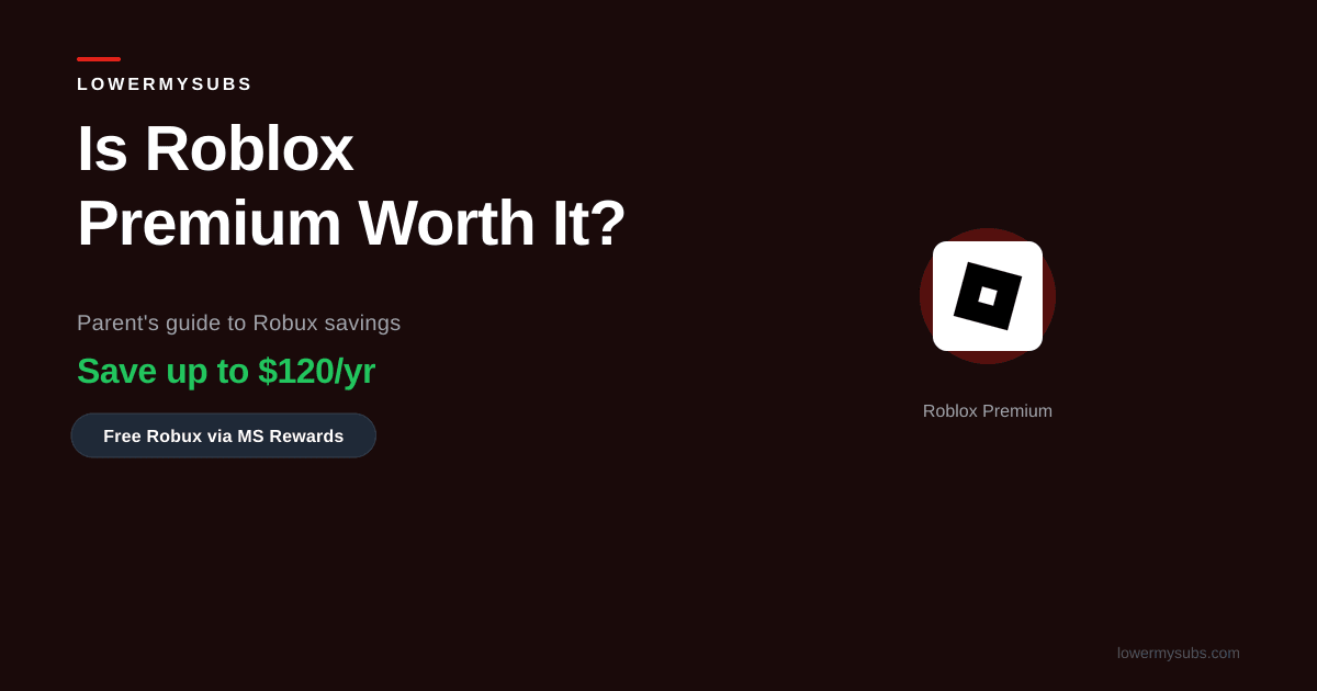 Roblox Premium subscription tiers showing pricing and monthly Robux allowances