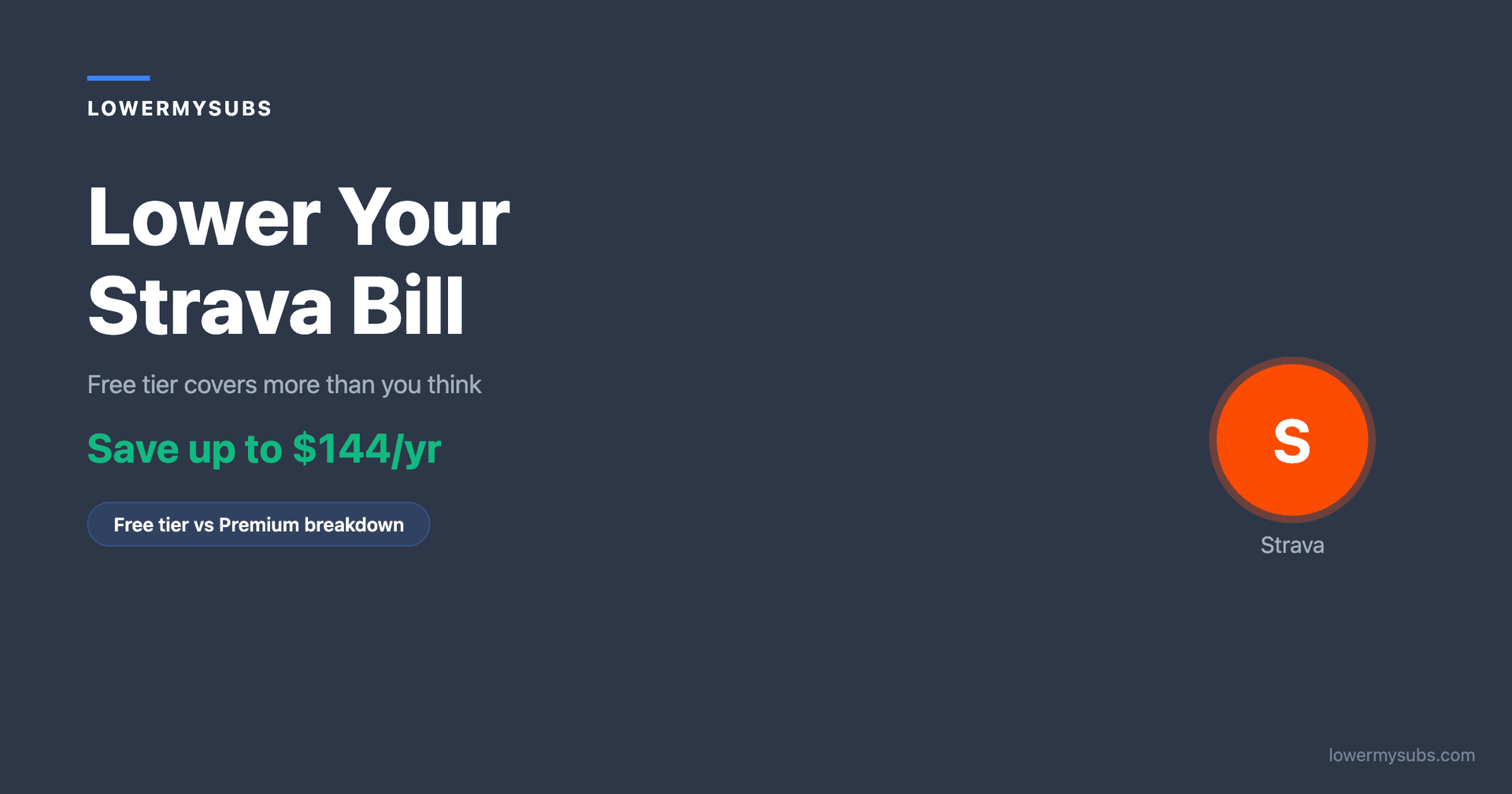 Strava free vs premium pricing comparison showing which features you keep for free